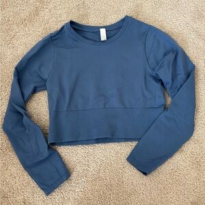 Offline by aerie long sleeve cropped workout top